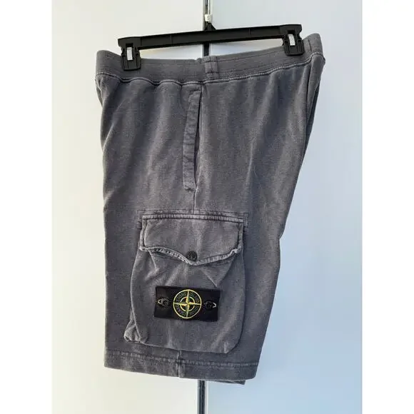 Stone Island Cargo Shorts – Grey Size Small